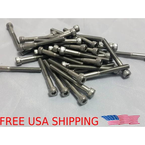 #6-32 6-32 #6 32 Socket Head Cap Machine Screws 1-1/4 1 1/4" Stainless 18-8