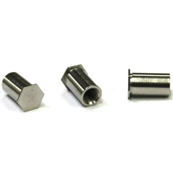 6-32 (#8) x 3/8 Self-Clinching Blind Standoffs / Stainless Steel - 1000 Piece Carton