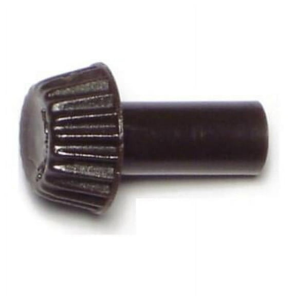 #6-32 Black Plastic Coarse Thread Lamp Turn Knobs (10 pcs.)