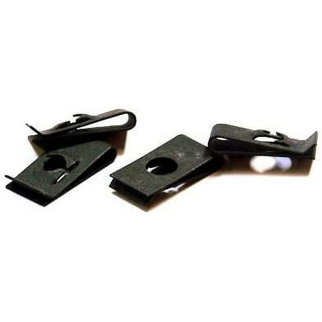 (632) C80906324 Tinnerman Style UType Spring Nuts/Steel/Black Phos