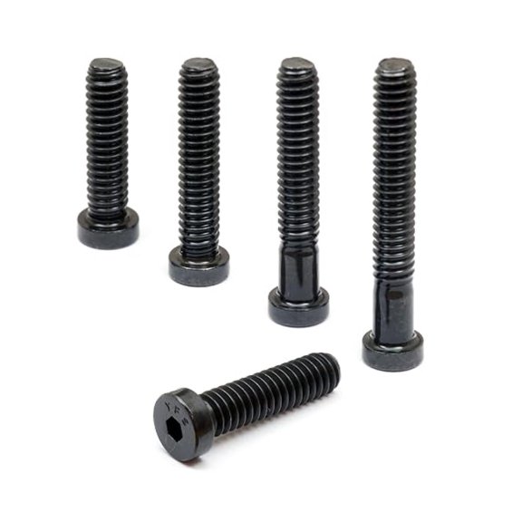 #6-32 Low Head Socket Screws, Alloy Steel w/Thermal Black Oxide, Inch/SAE Coarse Thread - (100, 0.5 in. (1/2"))