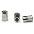 thumbnail image 1 of 6-32 (Max Grip .080) Small Flange Ribbed Blind Threaded Insert / Aluminum - 1000 Piece Carton, 1 of 1