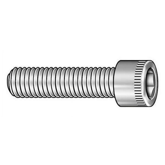 #6-32 Socket Head Cap Screw, Black Oxide Alloy Steel, 3/8 in Length, 100 PK(SCIA0-60037USA-100BX)