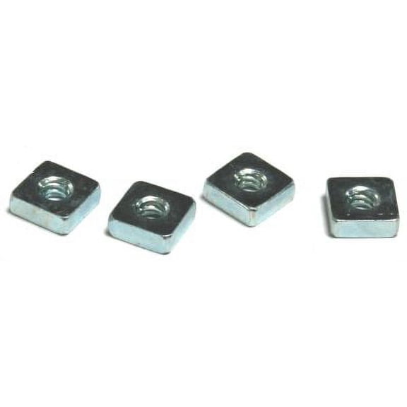 6-32 Square Machine Screw Nuts / Steel / Zinc - 5000 Piece Carton