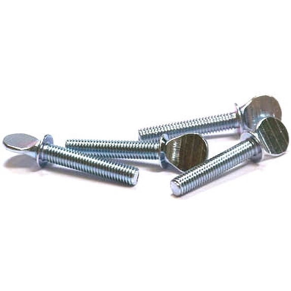 6-32 X 3/4" Thumb Screws / Type P / Shoulder / Steel / Zinc - 3000 Piece Carton