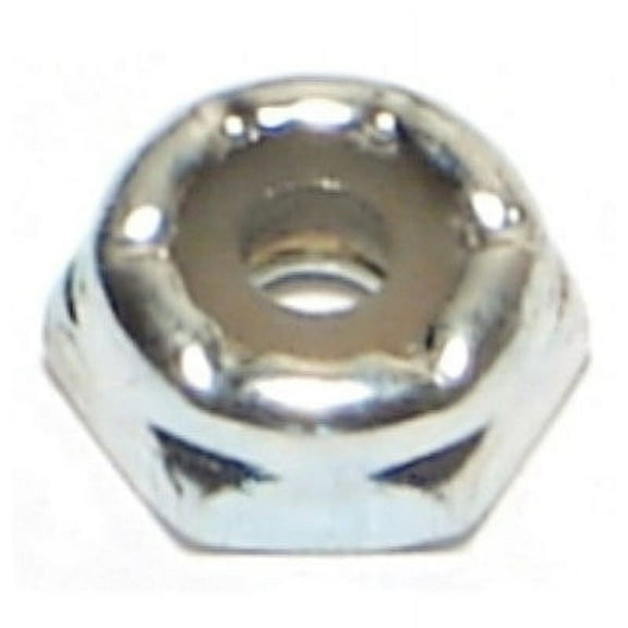 #6-32 Zinc Grade 2 Nylon Insert Lock Nuts LKNUT-065 (10 pcs.)