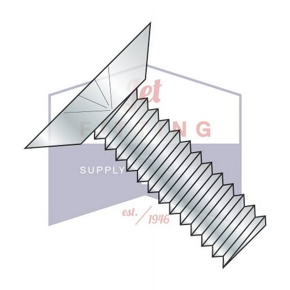 6-32 x 1 1/4" Machine Screws | Phillips | Flat Undercut Head | Steel | Zinc (Quantity: 8000)