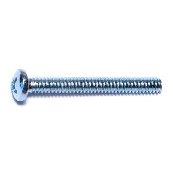 #6-32 x 1-1/4" Zinc Phillips Pan Head Machine Screws (40 pcs.)