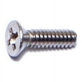 thumbnail image 1 of #6-32 x 1/2" 18-8 Stainless Steel Coarse Thread Phillips Flat Head Machine Screws MSFSS-176, 1 of 1