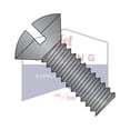 thumbnail image 1 of 6-32 x 1/2" Machine Screws | Slotted | Oval Head | Steel | Black Zinc (Quantity: 10000), 1 of 3