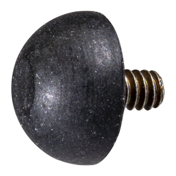 #6-32 x 1/2" Rubber Coarse Thread Male Spherical Bumper Mount (4 pcs.)