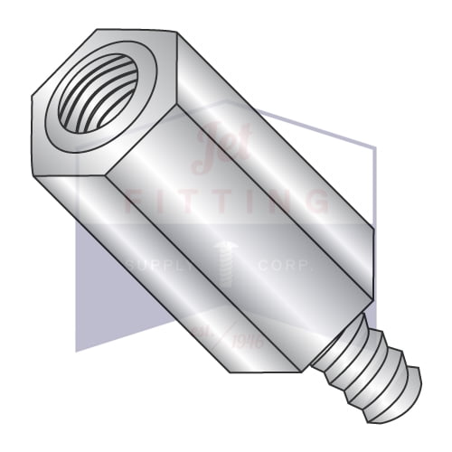 6-32 x 1/4" 5/16" OD Hex Standoffs (Male-Female) | Stainless Steel (Quantity: 100)