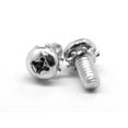 thumbnail image 1 of #6-32 x 1/4 Coarse Thread Machine Screw SEMS Phillips Pan Head External Tooth Lockwasher Low Carbon Steel Black Oxide Pk 100, 1 of 1