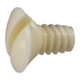 thumbnail image 1 of #6-32 x 1/4" Ivory Slotted Oval Threaded Switch Plate Screws (25 pcs.), 1 of 1