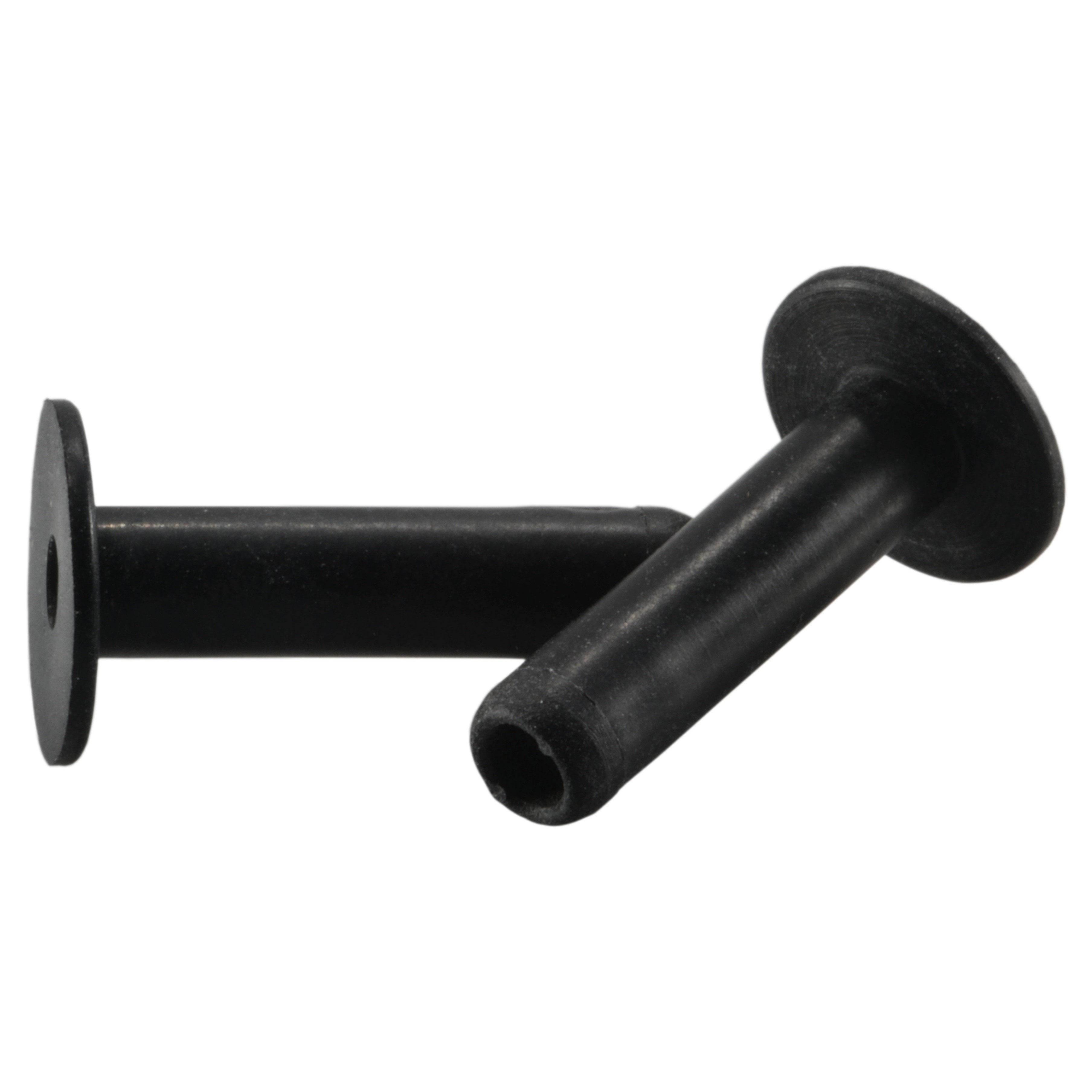 #6-32 x 1" Rubber Coarse Thread Well Nuts WNR-043 (10 pcs.)