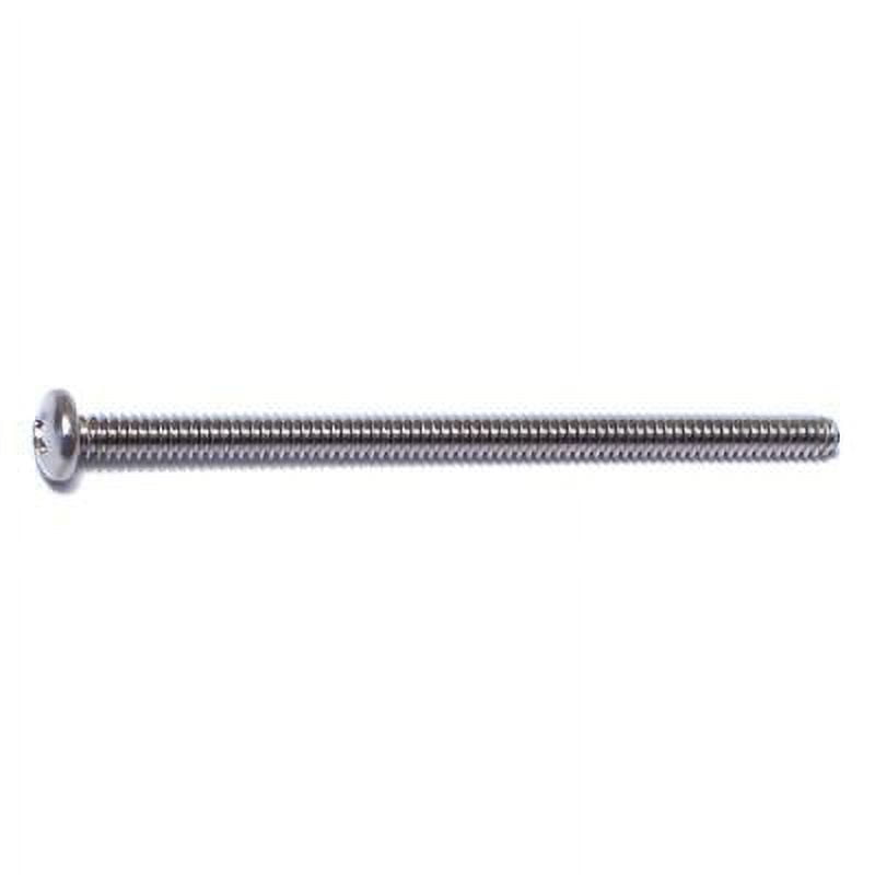 #6-32 x 2-1/2" 18-8 Stainless Steel Coarse Thread Phillips Pan Head Machine Screws MSPSS-104