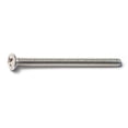 thumbnail image 1 of #6-32 x 2" 18-8 Stainless Steel Coarse Thread Phillips Oval Head Machine Screws MSOSS-082, 1 of 1