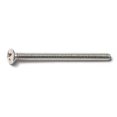 thumbnail image 1 of #6-32 x 2" 18-8 Stainless Steel Coarse Thread Phillips Oval Head Machine Screws, 1 of 1
