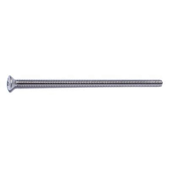 #6-32 x 3" 18-8 Stainless Phillips Oval Machine Screws MSOSS-088 (100 pcs.)