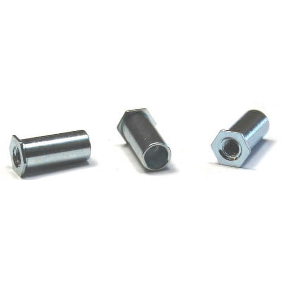 6-32 x 3/4" Self-Clinching Through Standoffs / Steel / Zinc - 1000 Piece Carton