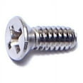 thumbnail image 1 of #6-32 x 3/8" 18-8 Stainless Steel Coarse Thread Phillips Flat Head Machine Screws MSFSS-173, 1 of 1