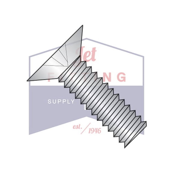 6-32 x 3/8" Ms24693-C Phillips Flat 100 Degree Fully Threaded Machine Screw | 300 Series Stainless Steel | DFAR (Quantity: 3000)