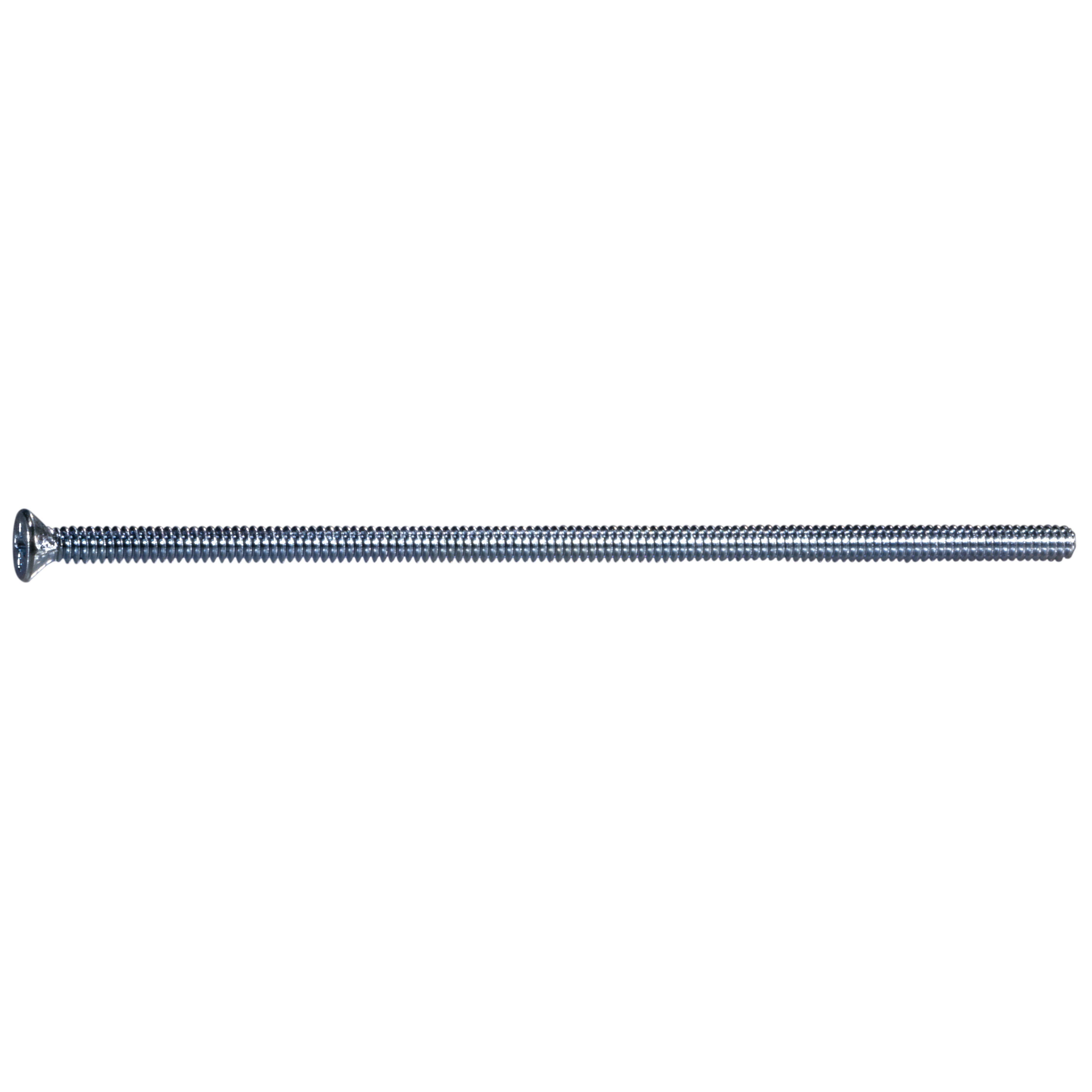 #6-32 x 4" Zinc Phillips Flat Head Machine Screws (50 pcs.)