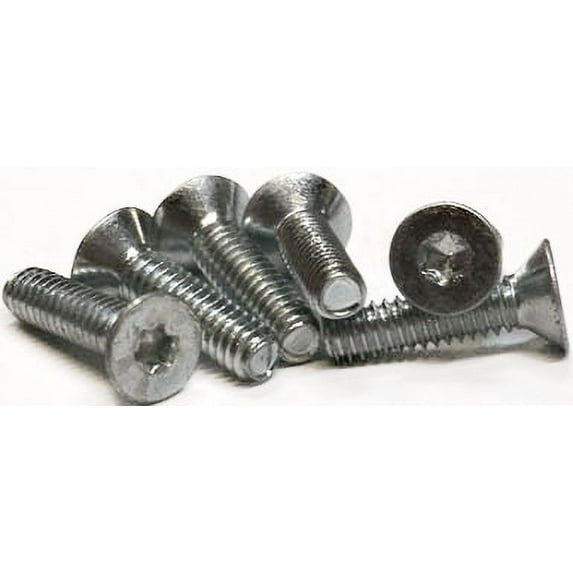6-32 x 5/16" Trilobe Thread Forming Screws for Metal / Six-Lobe (Torx®) / Flat Head / Steel / Zinc - 10000 Piece Carton