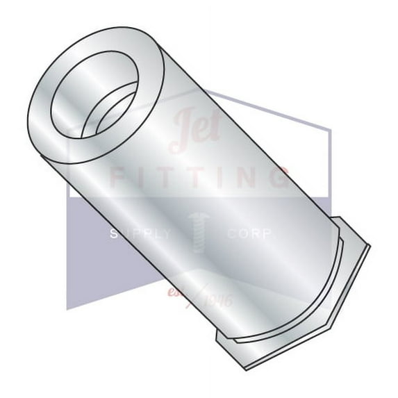 6-32 x 5/8" Self Clinching Standoff | Through Threads | Hardened Steel | Heat Treat Zinc And Bake (Quantity: 1000)