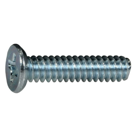 #6-32 x 5/8" Zinc Phillips Flat Undercut Head Machine Screws (25 pcs.)
