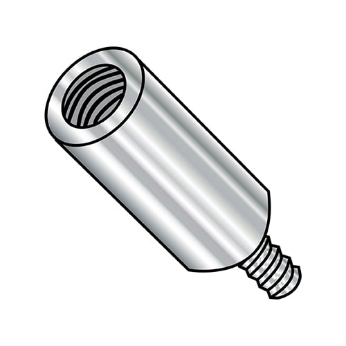 6-32X3/8 One Quarter Round Male Female Standoff Stainless Steel (Pack Qty 500) BC-140606RM303