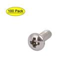 thumbnail image 1 of 6#-32x3/8-inch 304 Stainless Steel  Pan Head Bolts Machine Screws 100PCS, 1 of 5