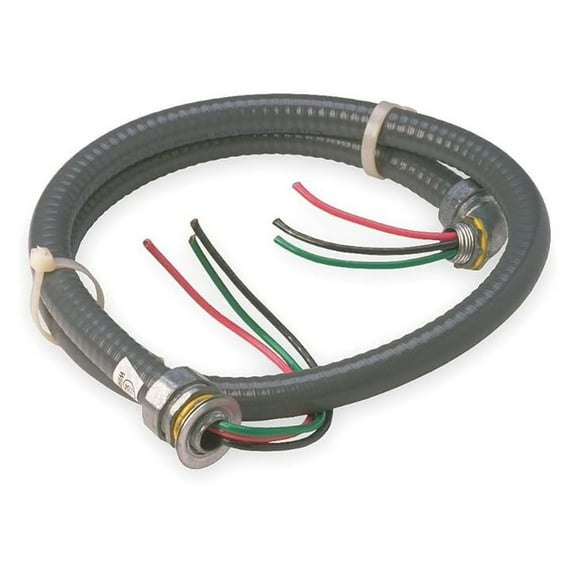 6-34-6NM 3/4" x6' #8 Non Metallic Conduit Whip for Outdoor use with air conditioners condensers Pool Equipment