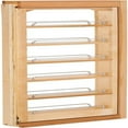 6" W x 42" H Pull Out Quad Organizer for Wall & Base Kitchen