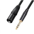 thumbnail image 1 of 6.35 Mm 1/4 Inch Male To XLR Male Audio Stereo Mic Cable - Male To XLR Male Balanced Speaker Mic Cable, 1 Meter, 1 of 10