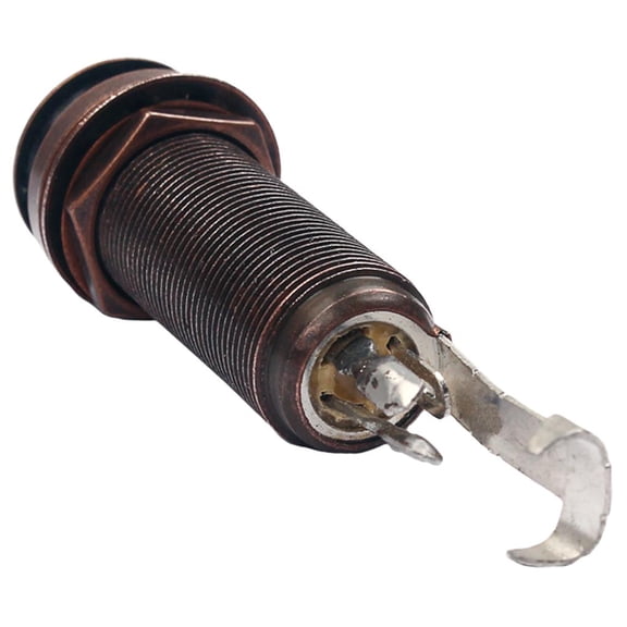 6.35 Mm 1/4 Inch Stereo Threaded Copper Cylinder for Electrical Devices