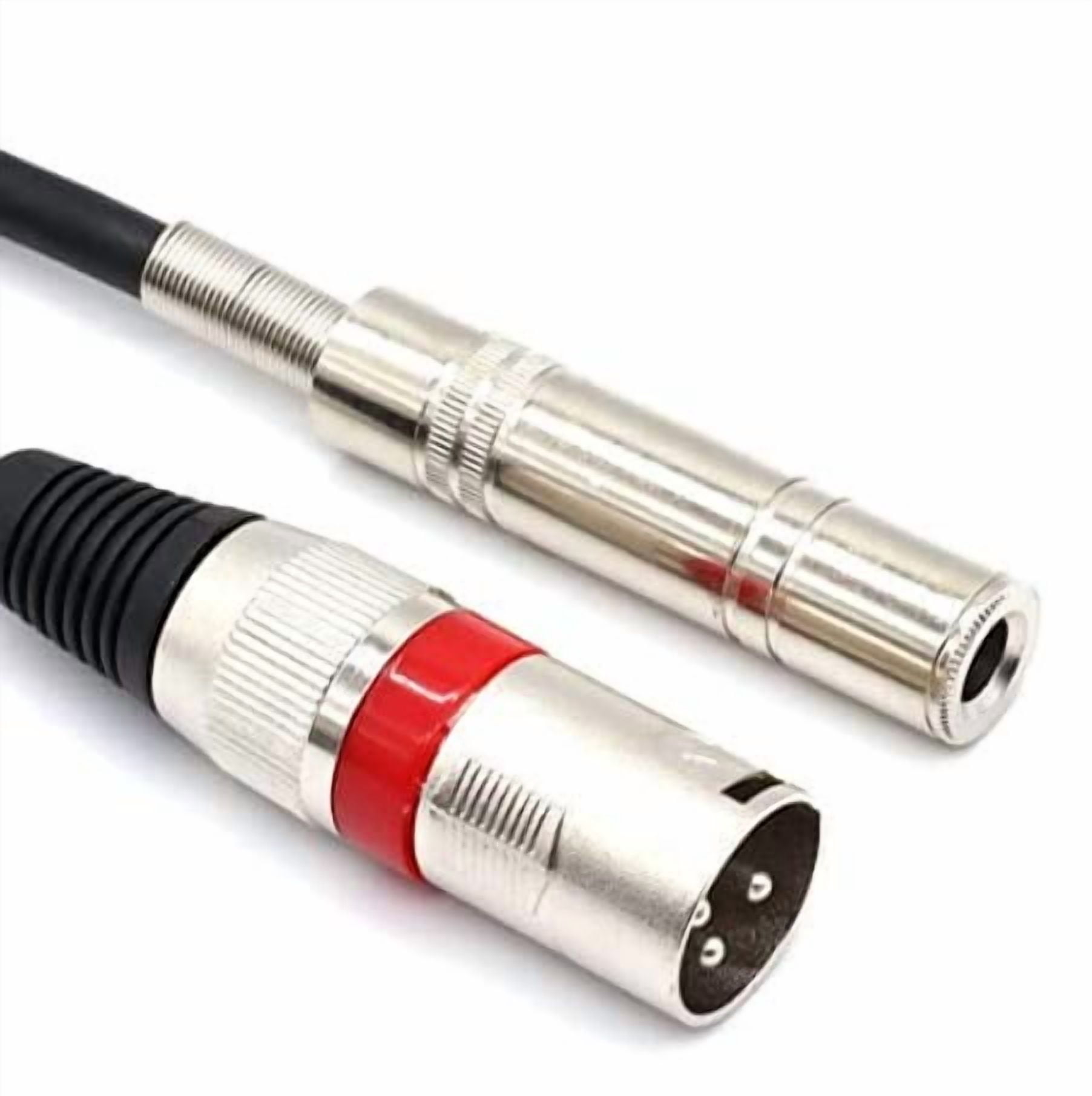 6.35 mm 1/4" Female to XLR Male Adapter Cable,Quarter inch TS/TRS to XLR 3 Pin Interconnect Cable (10Feet)