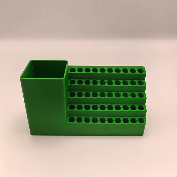 6.35Mm 1/4 Inch Hex Bit Screwdriver And Drill Bit Organizer | Plastic Desk Organizer For Tool Storage And Repair Station, Hanging Tool Rack