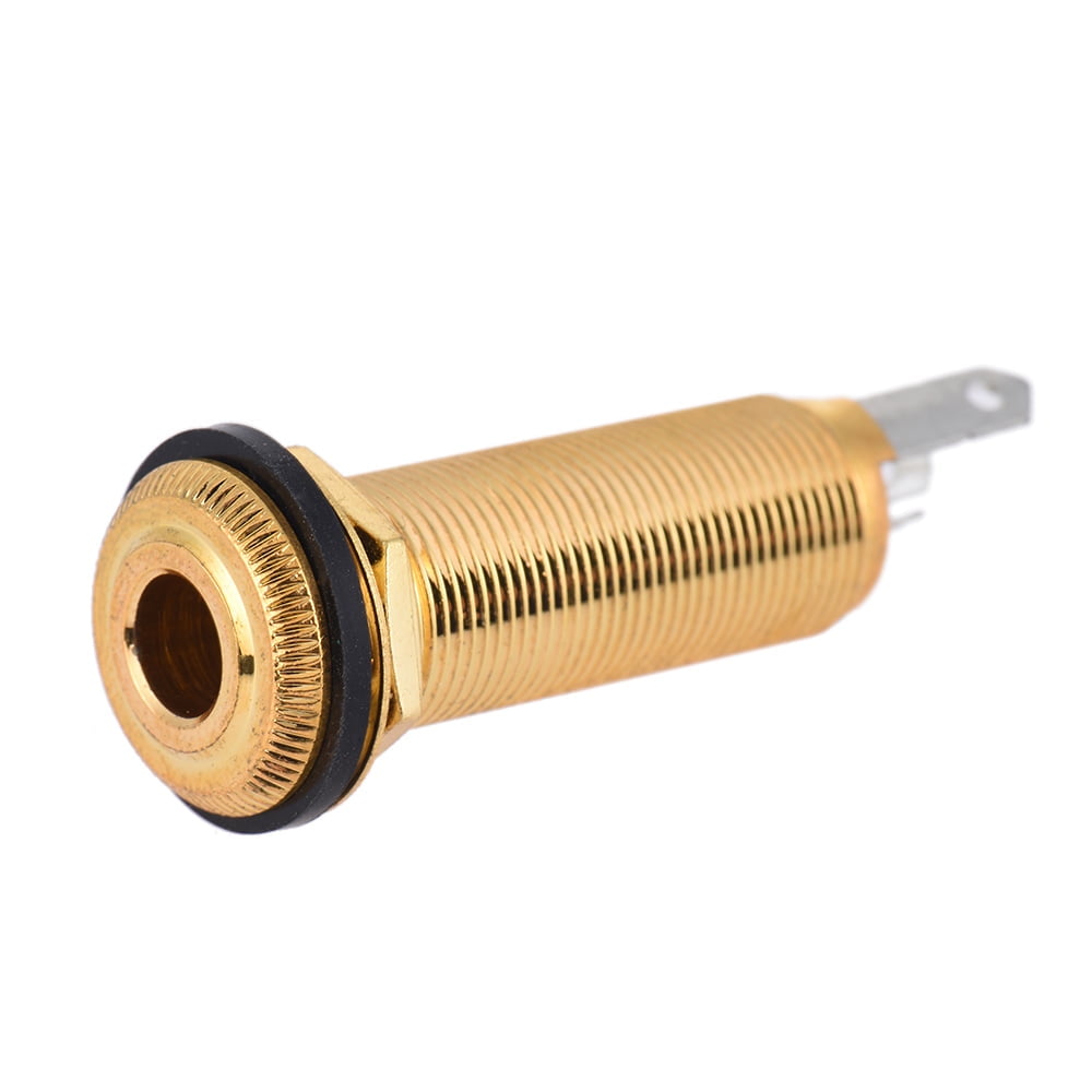 6.35mm 1/4 Inch End Pin Endpin Jack Socket Plug Mono Output Copper