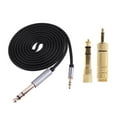 thumbnail image 1 of 6.35mm 1/4'' Male To 3.5mm 1/8'' Male TRS Stereo Audio Cable For , Laptop,Home Theater Devices, And + 2 s, 1 of 8