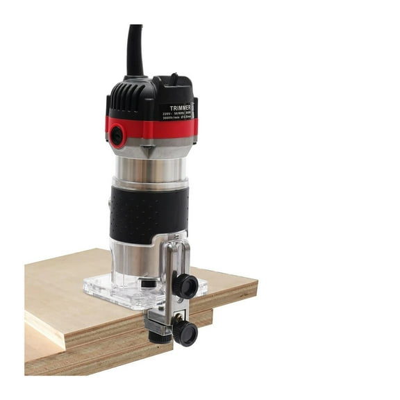 6.35mm 1/4" Router Electric Hand Trimmer Edge Wood Router 800W ,Easy to Use