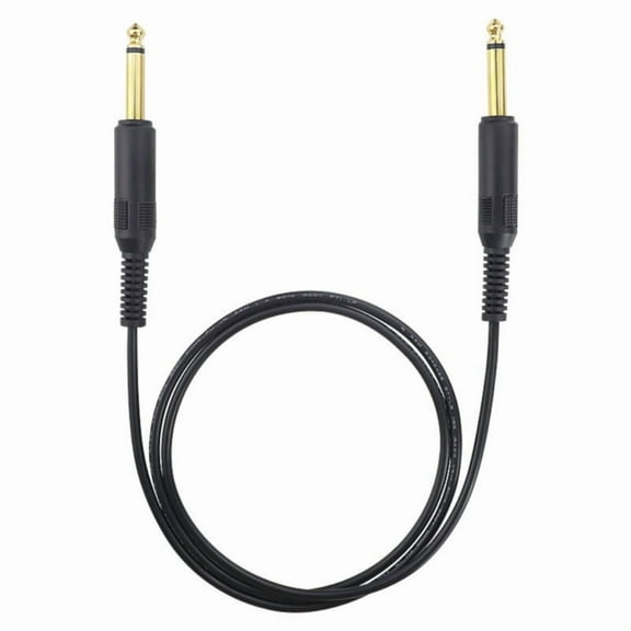 6.35mm Audio Cable 6.5/3.5mm Male For Guitar Amp Mixer With Noise Reduction And High Fidelity Signal Transmission
