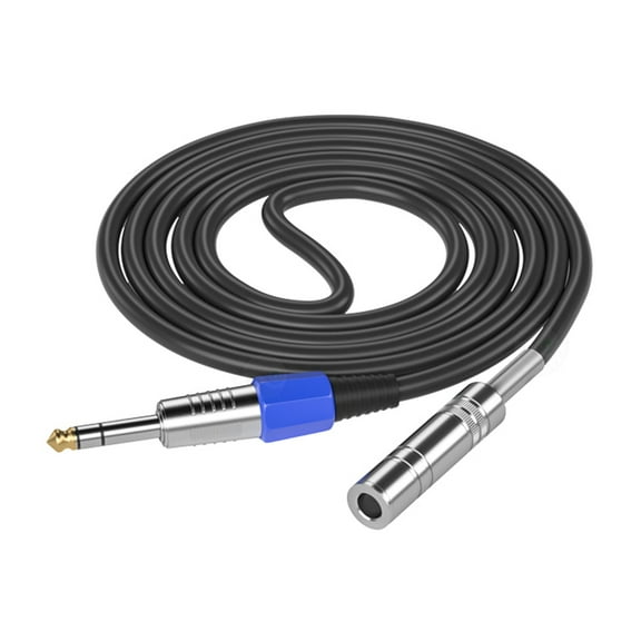 6.35mm Auditory Extender Cable, Male Female 1/4Inch 6.35 Speakers Extension Cord for KTV, Home Theater,Studios