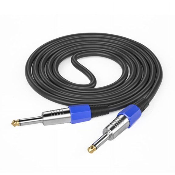 6.35mm Balanced Audio Cable Jack Male to Male Stereo Cables for Speaker Amp Instrument Cable Guitar Keyboard