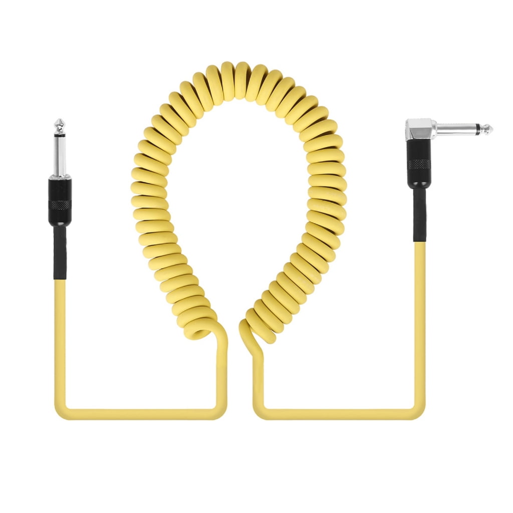 6.35mm Coiled Instrument Cable with Copper Core and PVC Cable Jacket ...