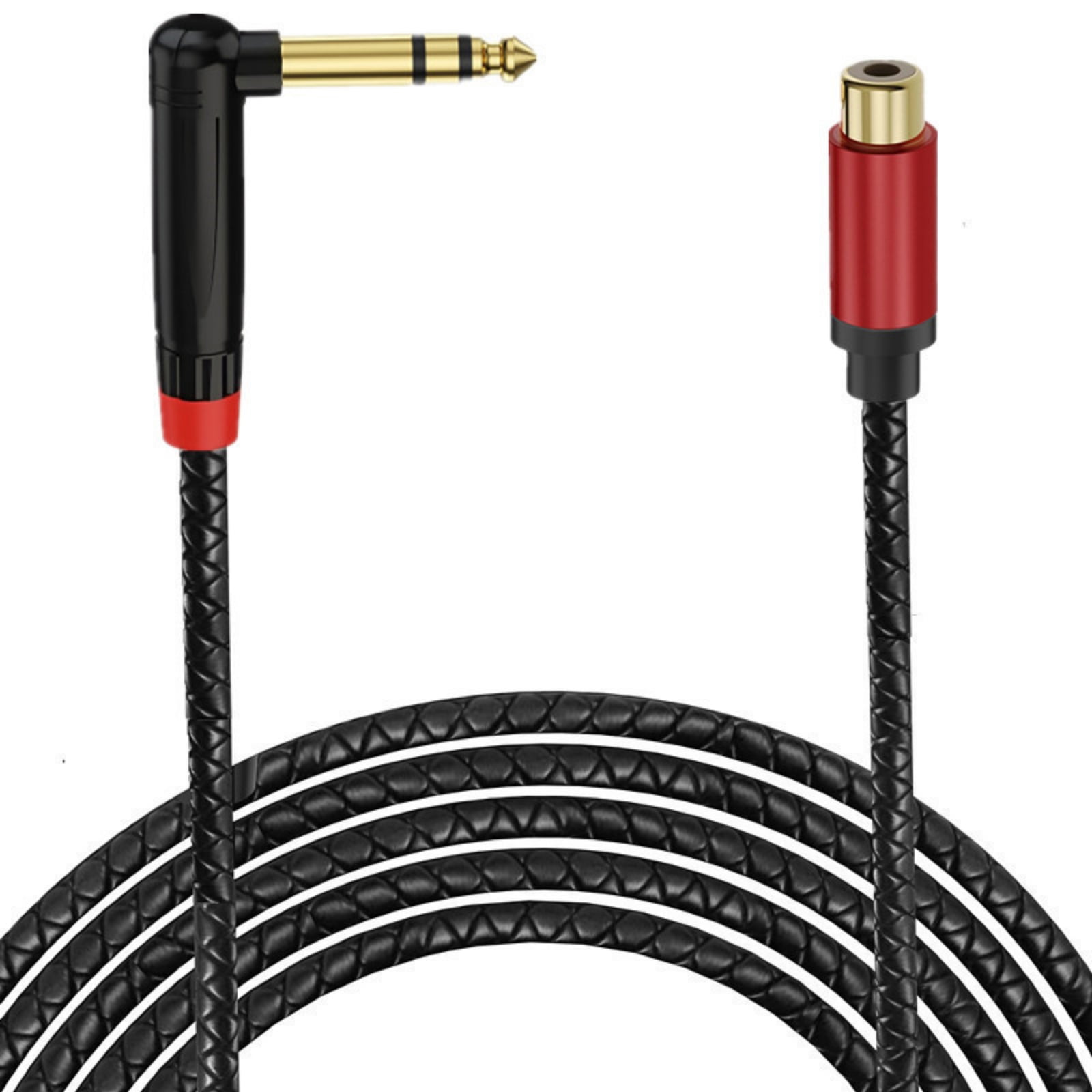 6.35mm Gold-Plated Adapters 1/4Inch Male/Female for Studio Mixers ...
