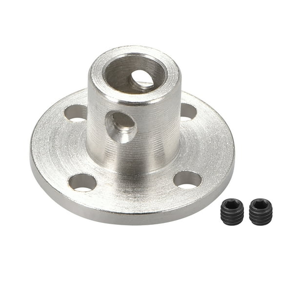 6.35mm Inner Dia H12*D10 Rigid Flange Couplings Motor Guide Shaft Coupler Motor Connector for DIY Parts