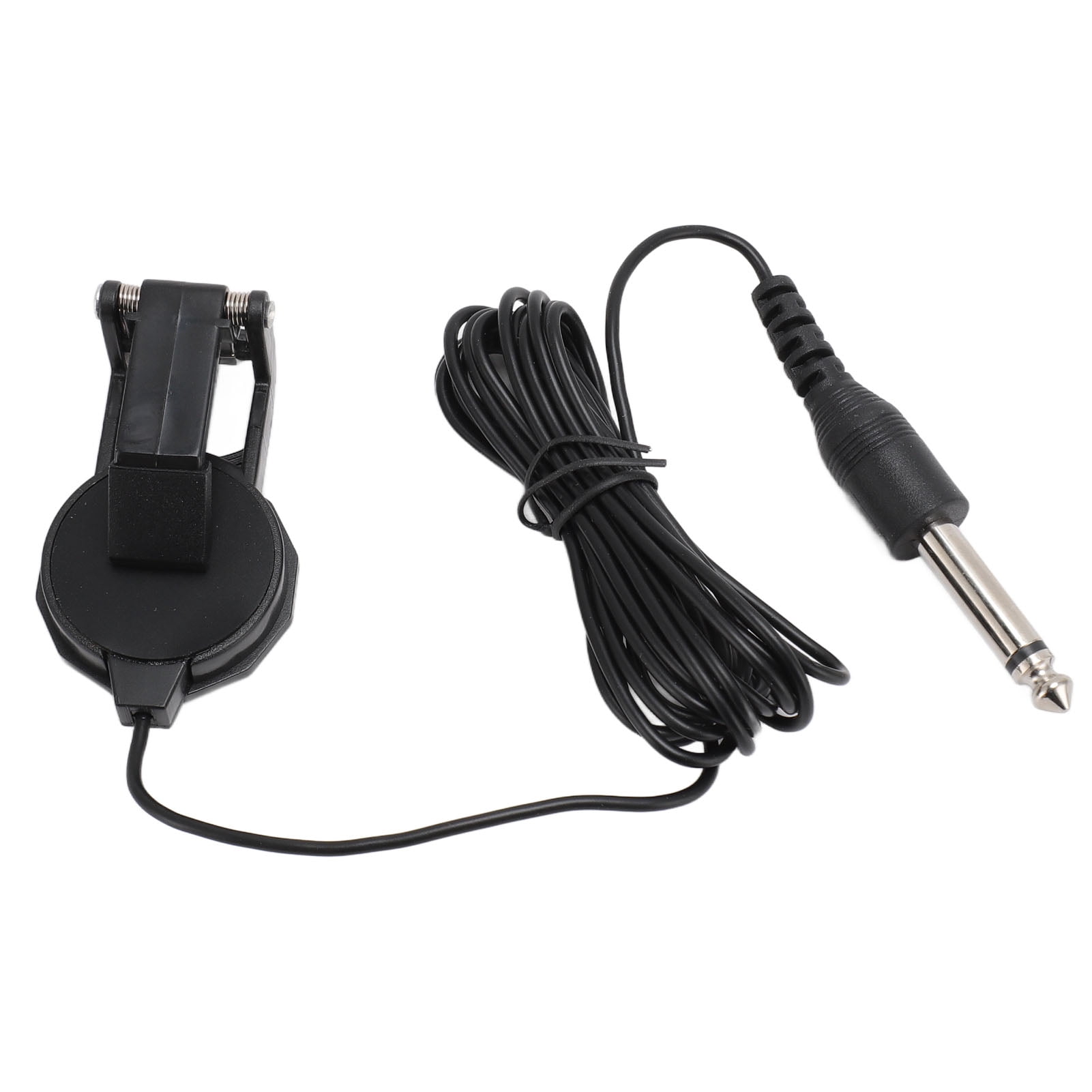 Micro Piézo Clipable Pour Violon Et Instruments à Cordes - Prise 6.35mm - Câble 3m - Son Clair Et Précis
