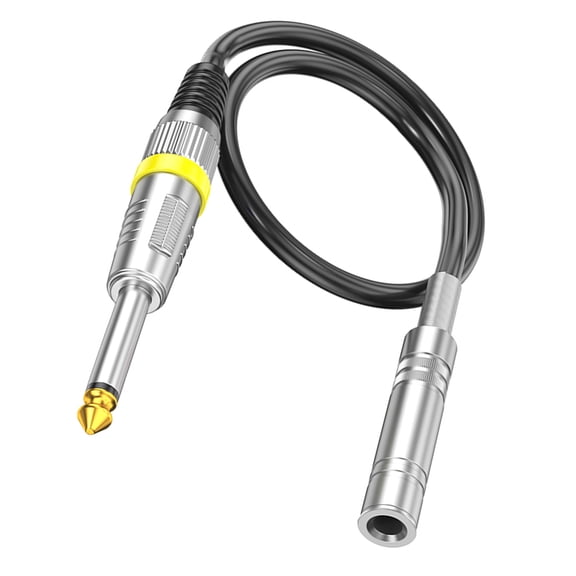 6.35mm Male Female Cable Alloy Shielded Design Enhances Transmission Auditory Video Line