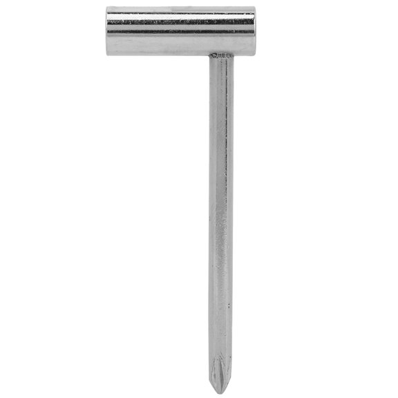 6.35mm Metal Hex Wrench Adjustment Tool for Guitar Musical Instrument Accessories (Silver)